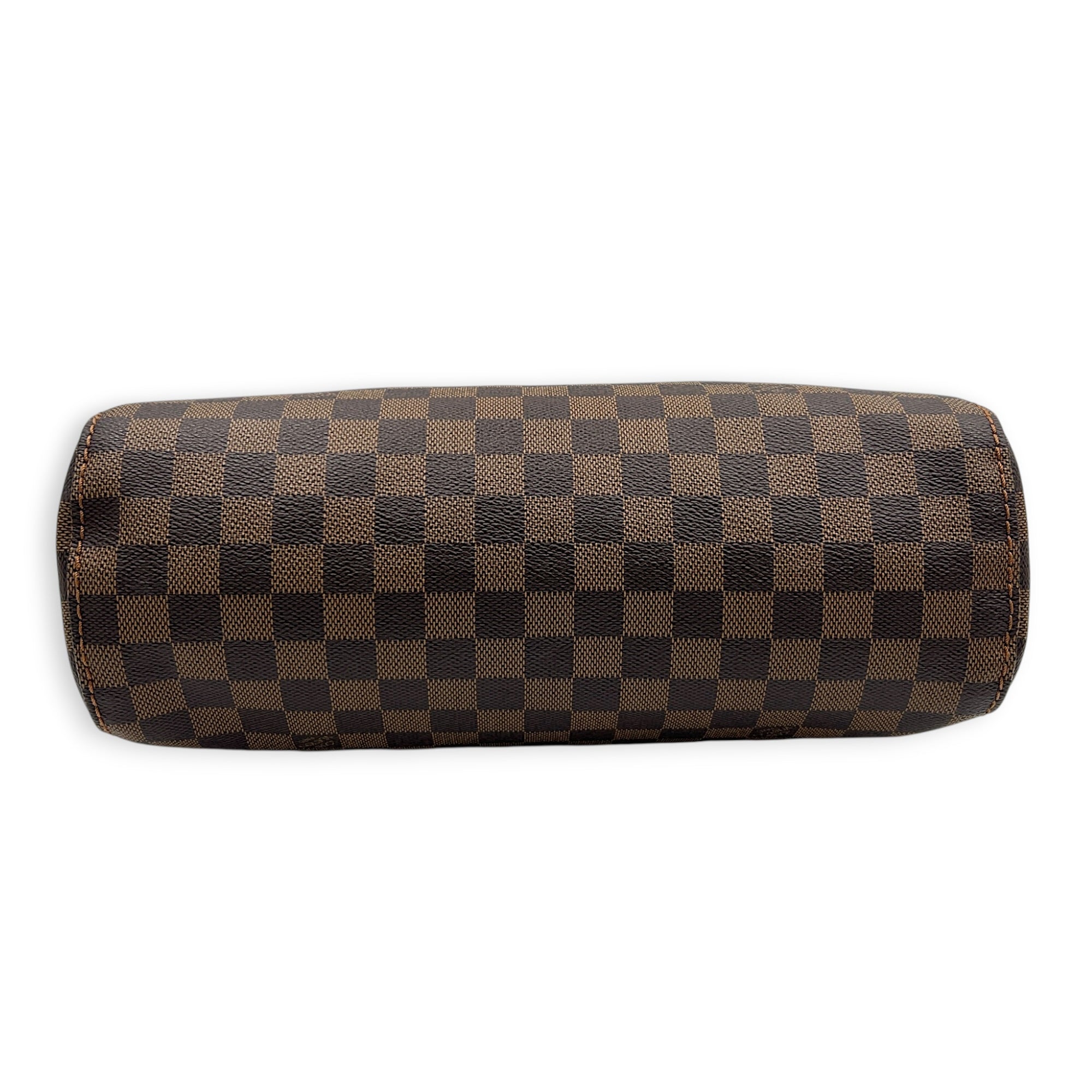 Portobello Shoulder Bag Ebene in Coated Canvas, Gold hardware