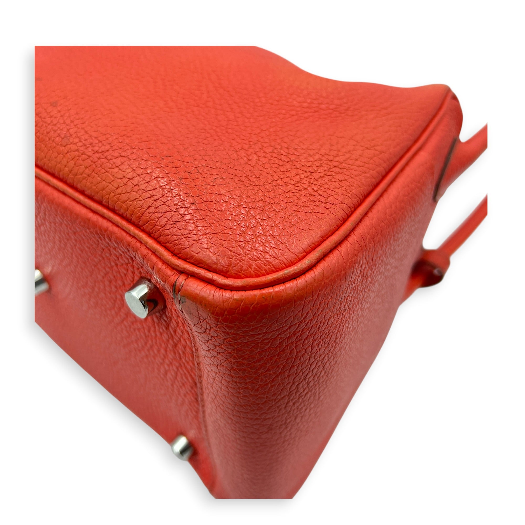 Lindy 26 Rose Jaipur Shoulder Bag in Clemence, Palladium hardware
