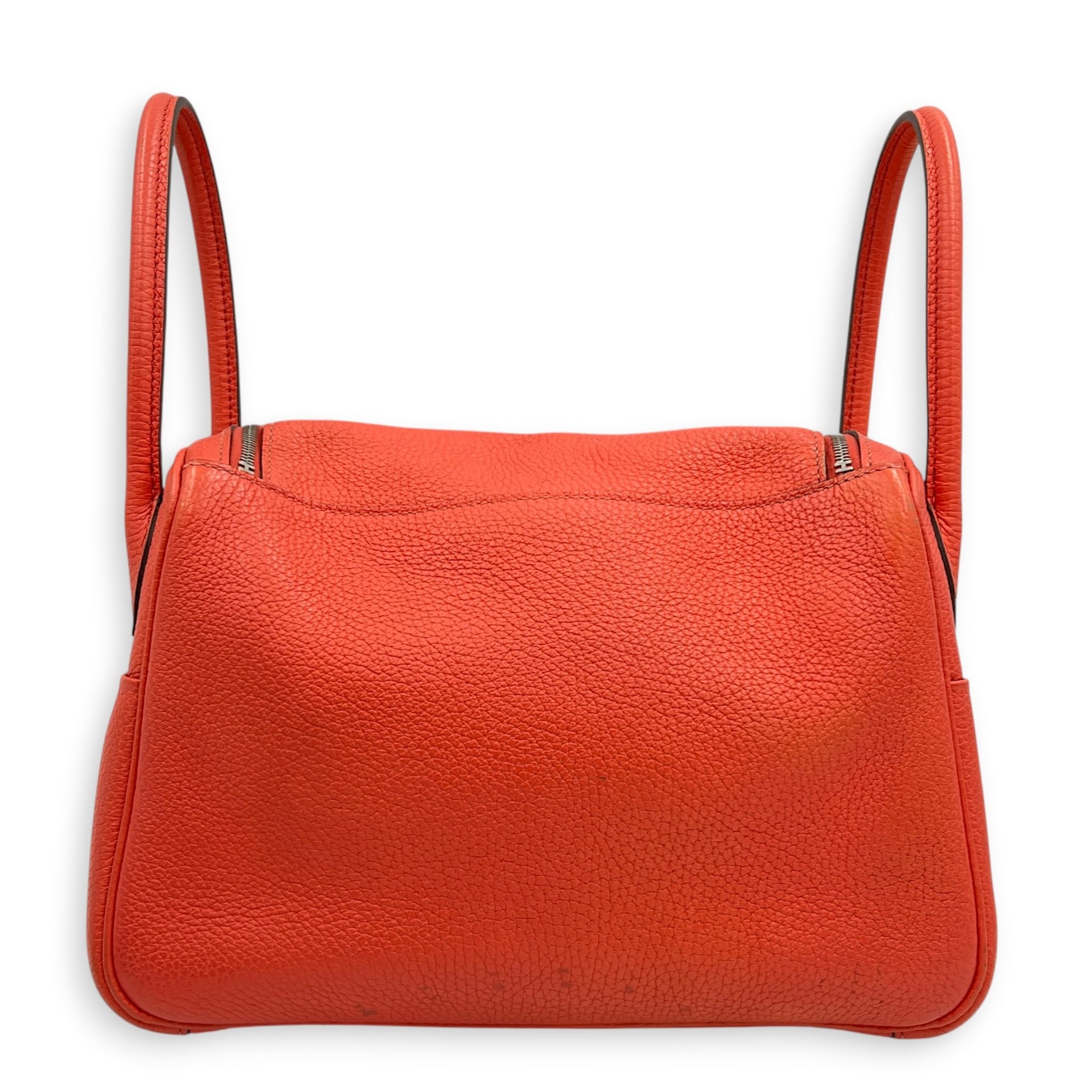 Lindy 26 Rose Jaipur Shoulder Bag in Clemence, Palladium hardware