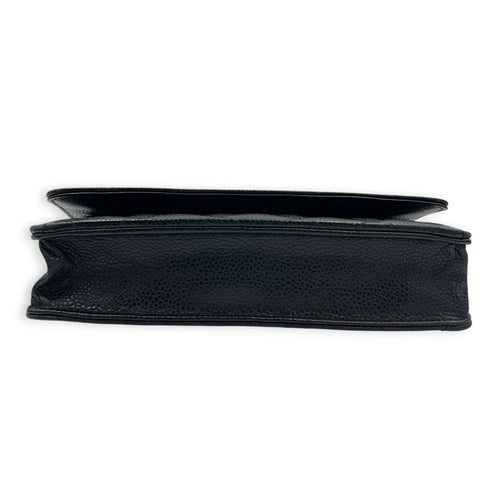 CC Wallet Black in Caviar Leather