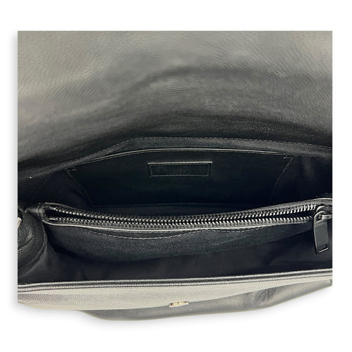 Hollywood Shoulder Bag Black in Calfskin, Monochrome hardware
