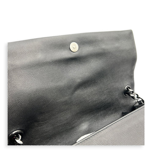 Hollywood Shoulder Bag Black in Calfskin, Monochrome hardware