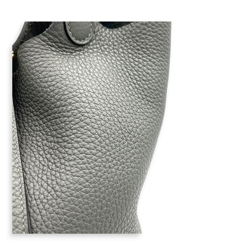 Picotin 18 Gris Meyer Top Handle Bag in Clemence, Gold hardware