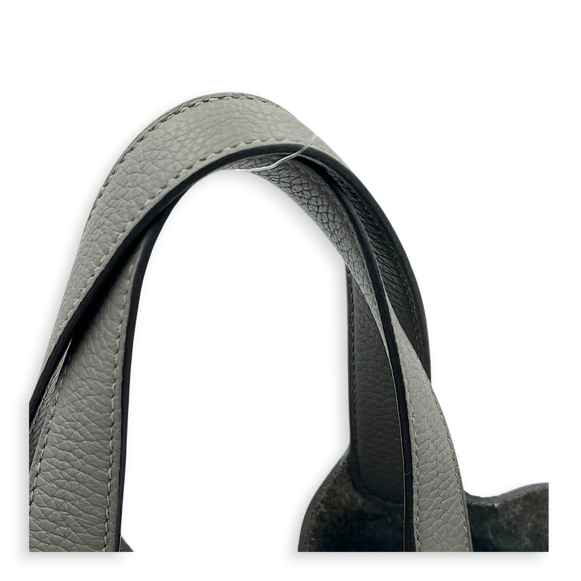 Picotin 18 Gris Meyer Top Handle Bag in Clemence, Gold hardware