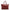 Saint Louis PM Red Tote Bag in Coated Canvas, Silver hardware