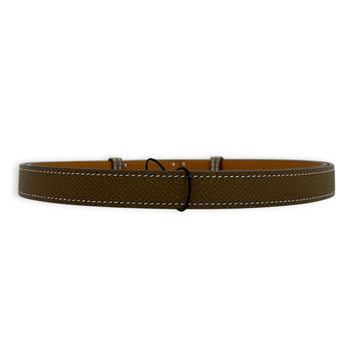 Kelly Etoupe Belt in Epsom, Palladium hardware
