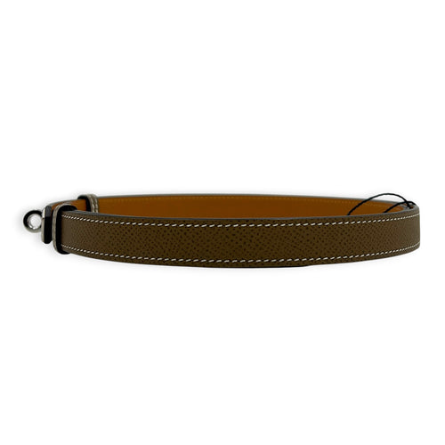 Kelly Etoupe Belt in Epsom, Palladium hardware