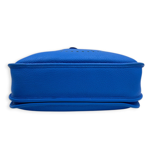 Evelyne III Bleu Hydra Crossbody Bag in Clemence, Palladium hardware