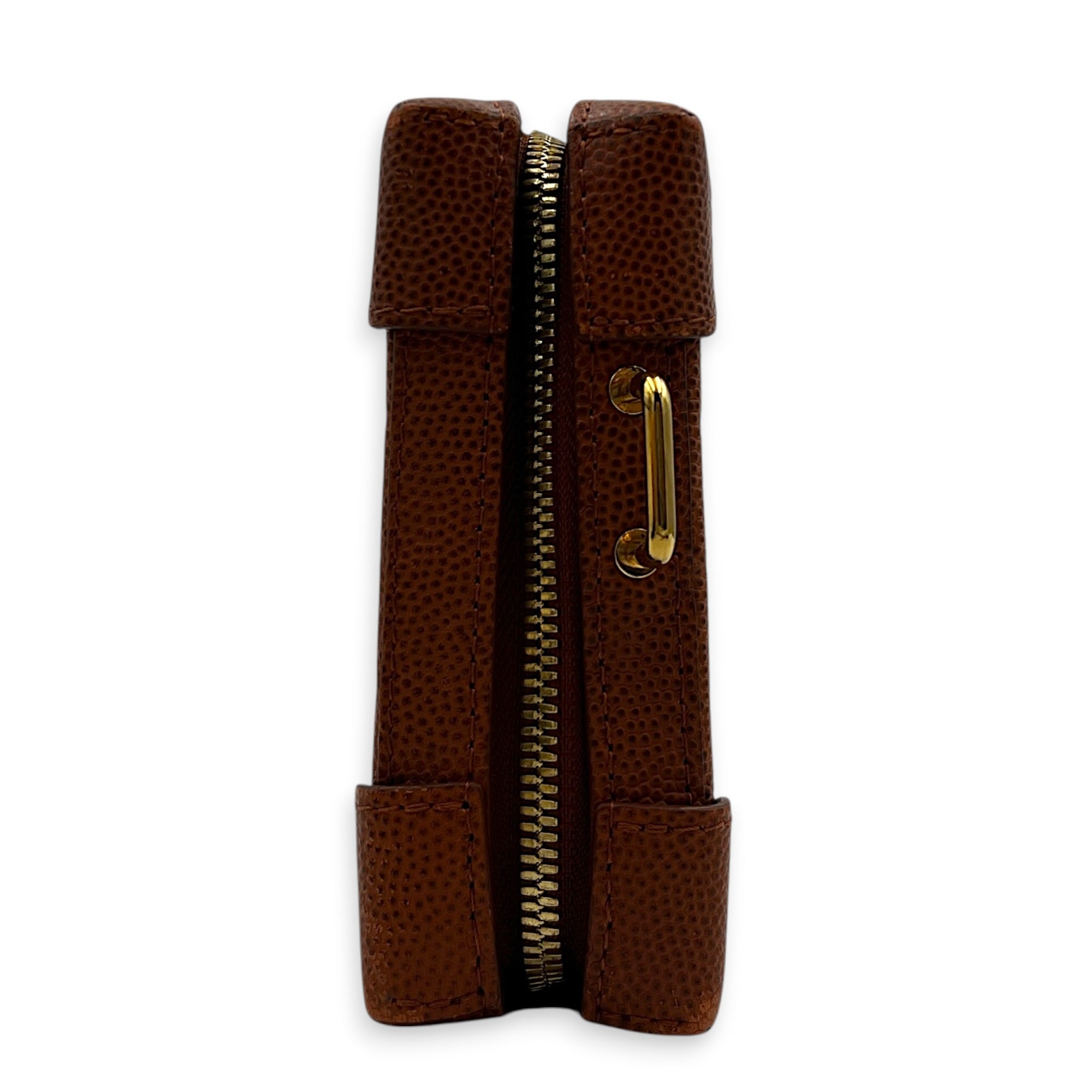 X NBA  Crossbody Bag Caramel / Basketball Brown in Taurillon Leather, Gold hardware