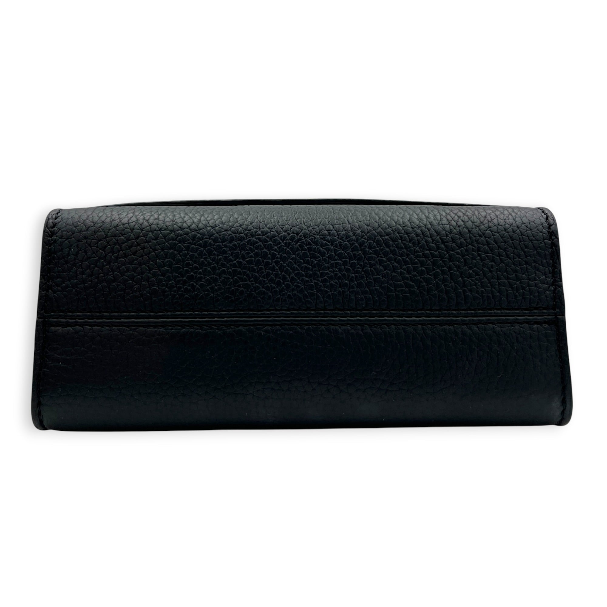 Twist One Top Handle Bag Black in Taurillon Leather, Gold hardware