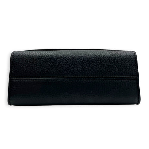 Twist One Top Handle Bag Black in Taurillon Leather, Gold hardware