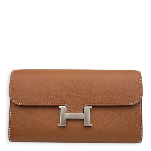 Constance To Go Gold Wallet On Chain in Evercolor, Palladium hardware