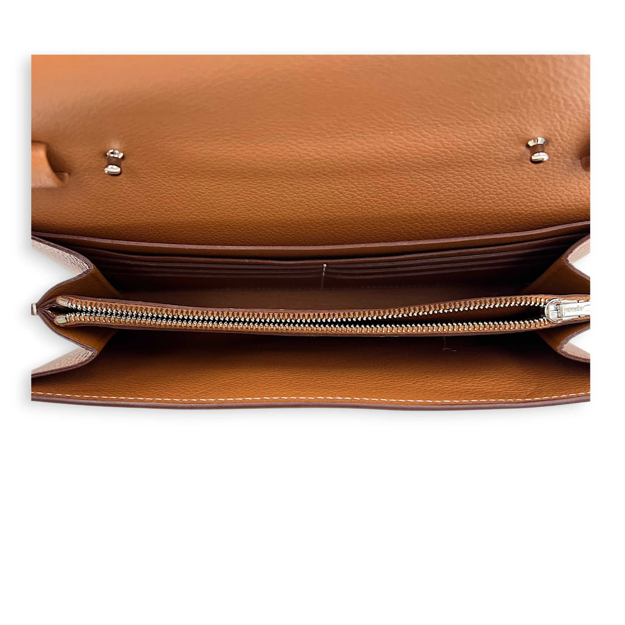 Constance To Go Gold Wallet On Chain in Evercolor, Palladium hardware