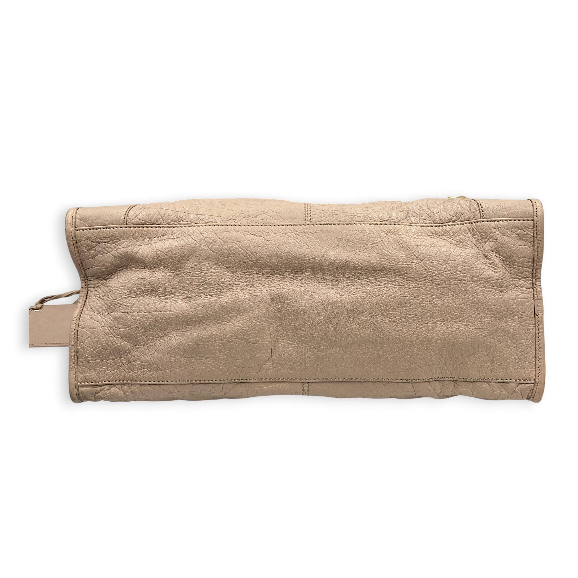 City Medium Pink Top Handle Bag in Lambskin, Gold hardware