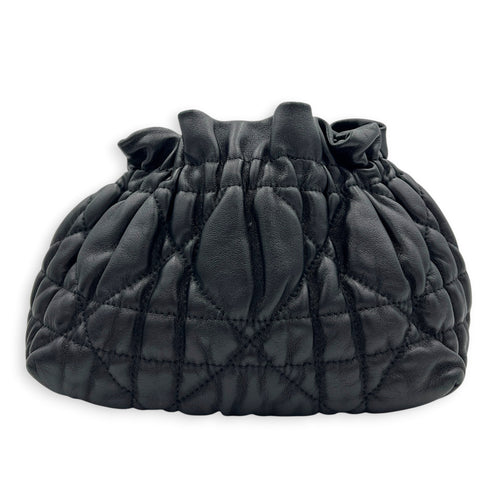 Delices Crossbody Bag Black in Lambskin, Gold hardware
