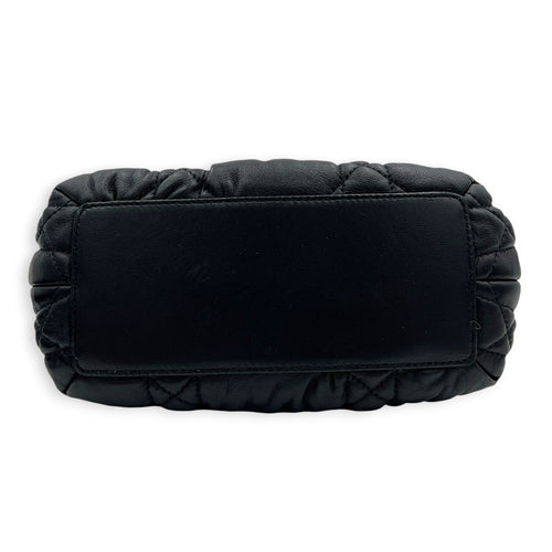 Delices Crossbody Bag Black in Lambskin, Gold hardware