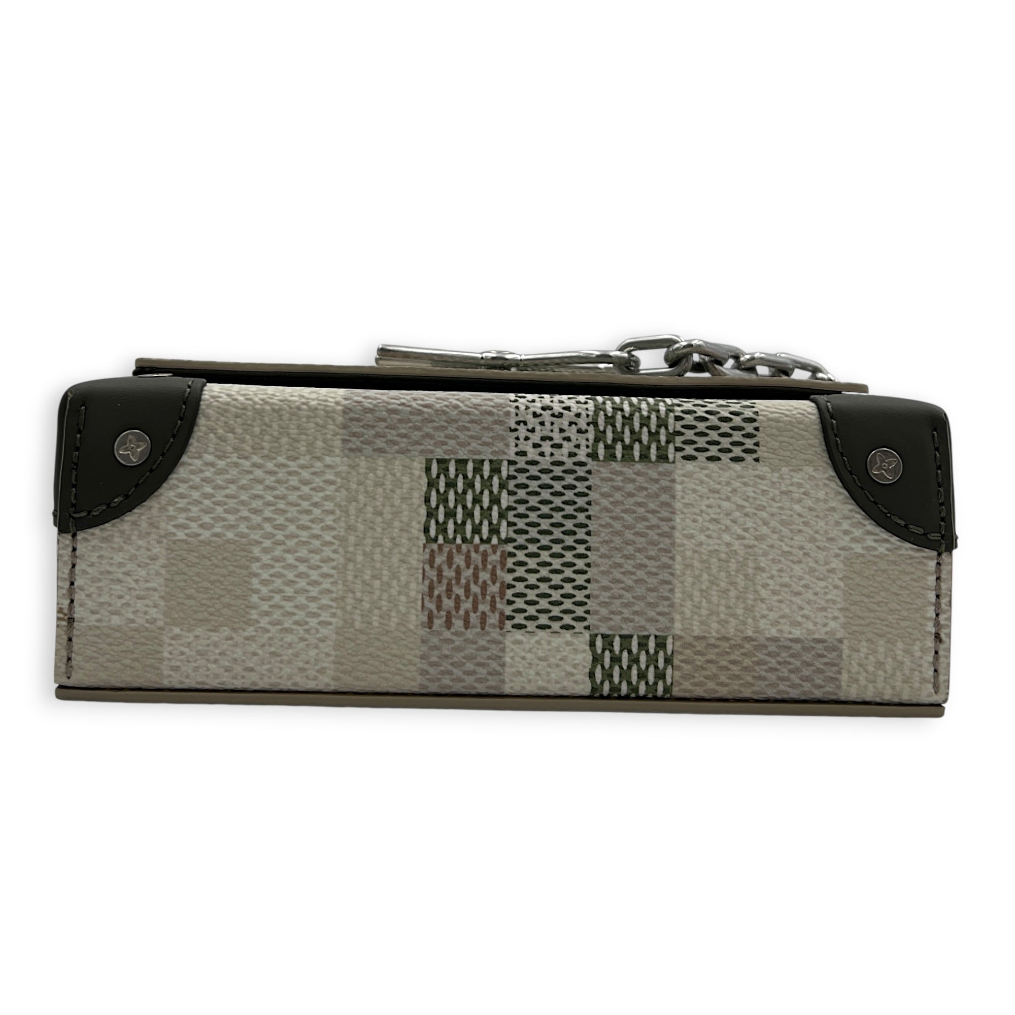 Steamer Damoflage D16 Crossbody Bag in Coated Canvas, Silver hardware