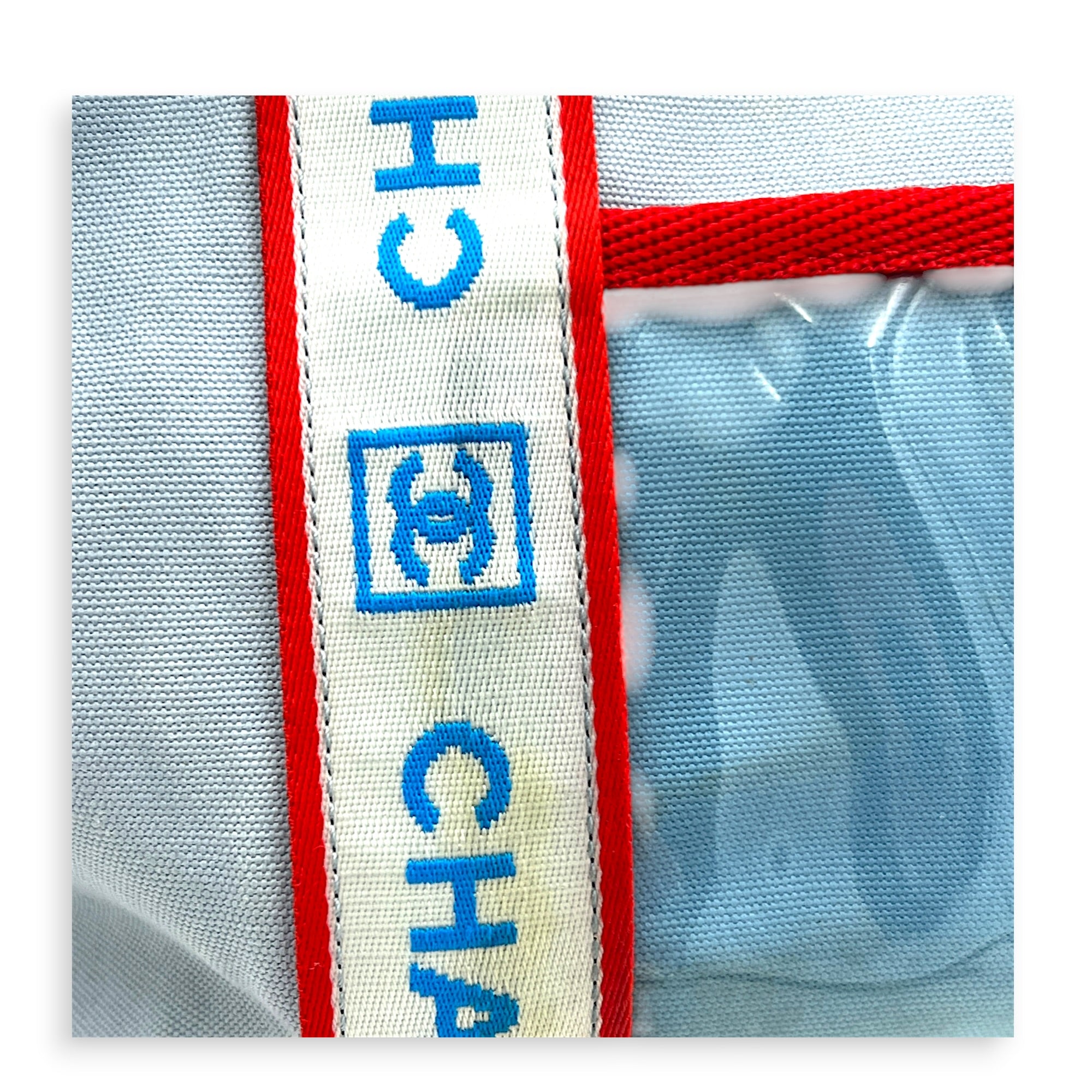 Sport Line Surfing Tote Blue Top Handle Bag in Canvas