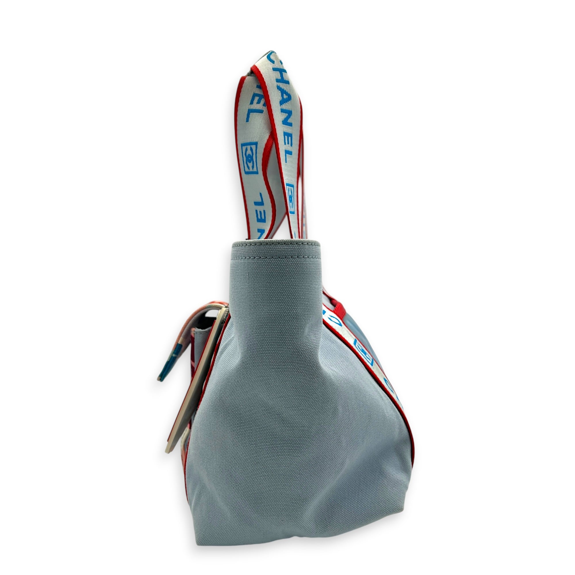 Sport Line Surfing Tote Blue Top Handle Bag in Canvas