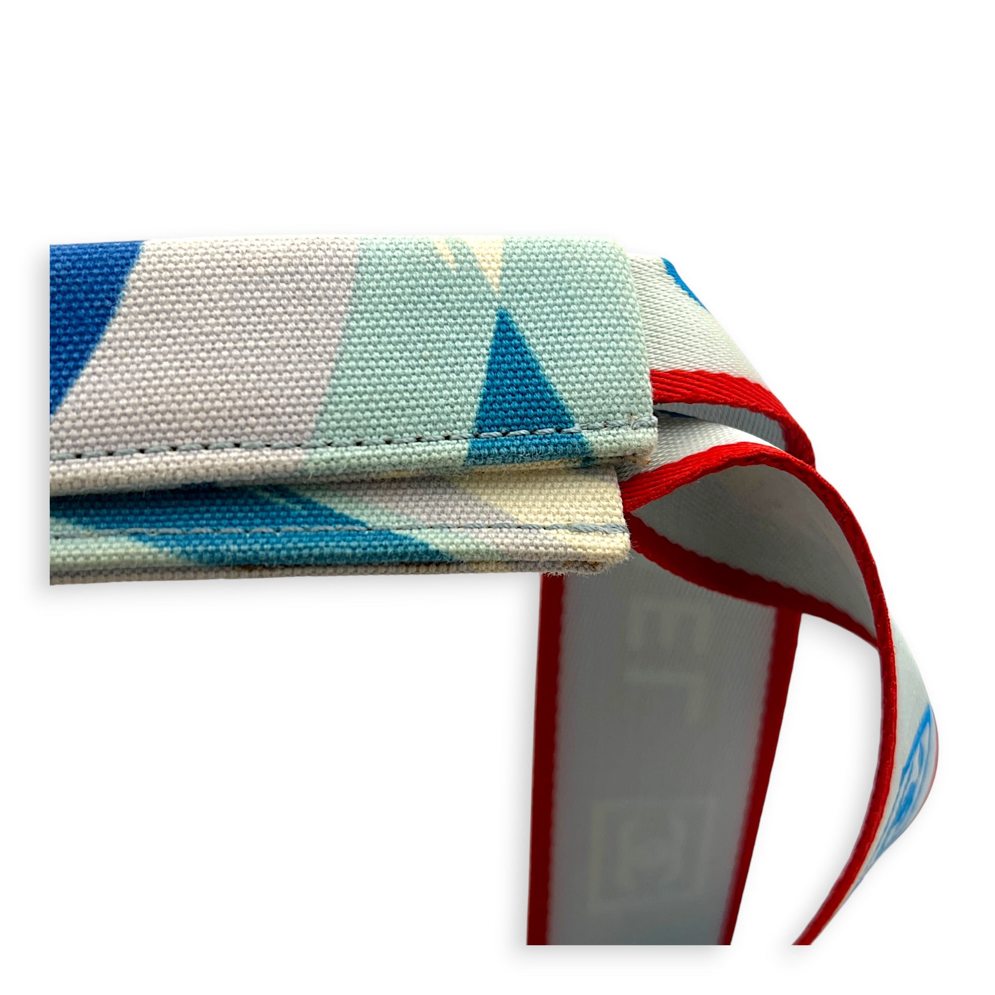 Sport Line Surfing Tote Blue Top Handle Bag in Canvas