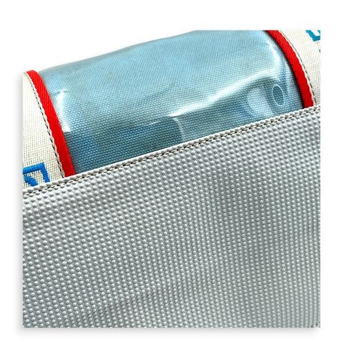Sport Line Surfing Tote Blue Top Handle Bag in Canvas
