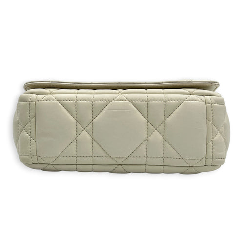 Caro Shoulder Bag Small Latte in Lambskin, Gunmetal hardware
