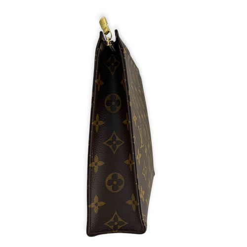 Pochette Toilette Monogram Pouch in Monogram Coated Canvas, Gold hardware