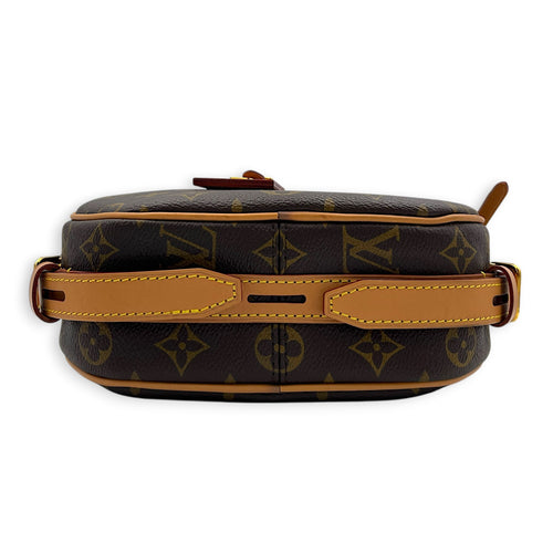 Boite a Chapeau Crossbody Bag MM Brown in Monogram Coated Canvas