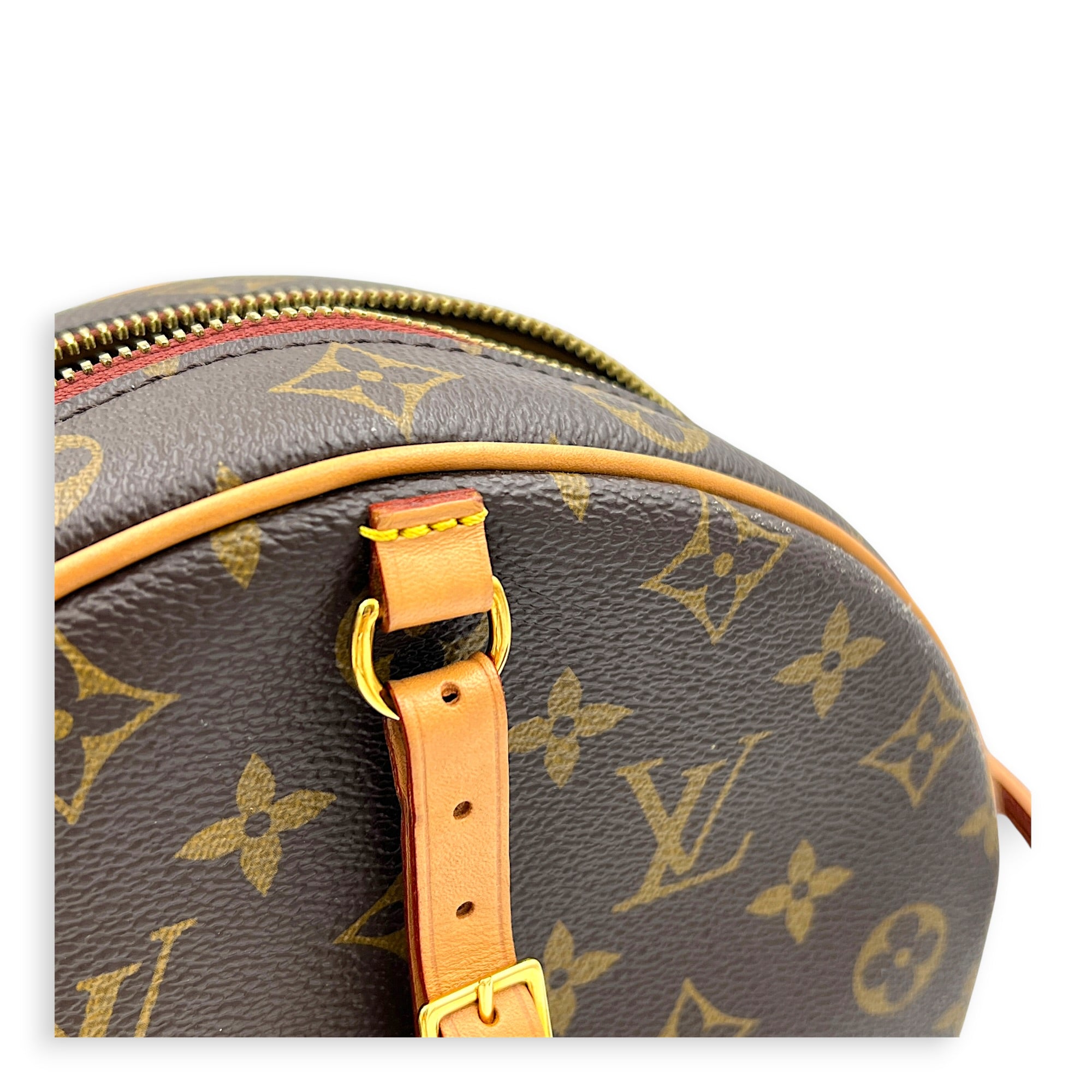 Boite a Chapeau Crossbody Bag MM Brown in Monogram Coated Canvas