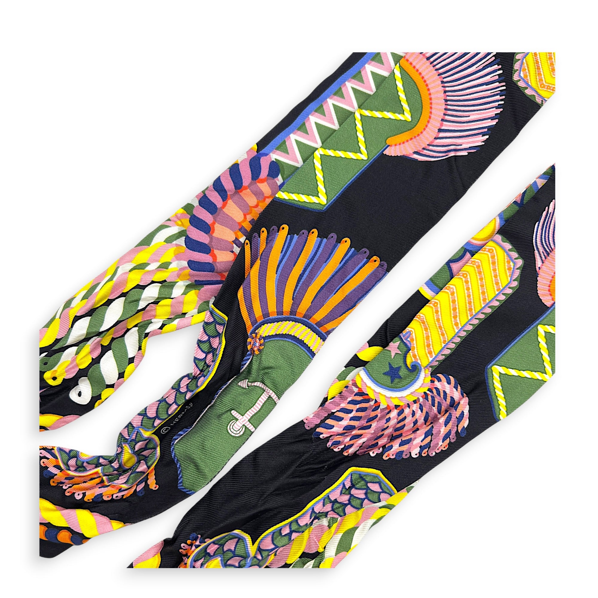 Twilly Pair Epaulettes De Gala Bag Accessory in Silk