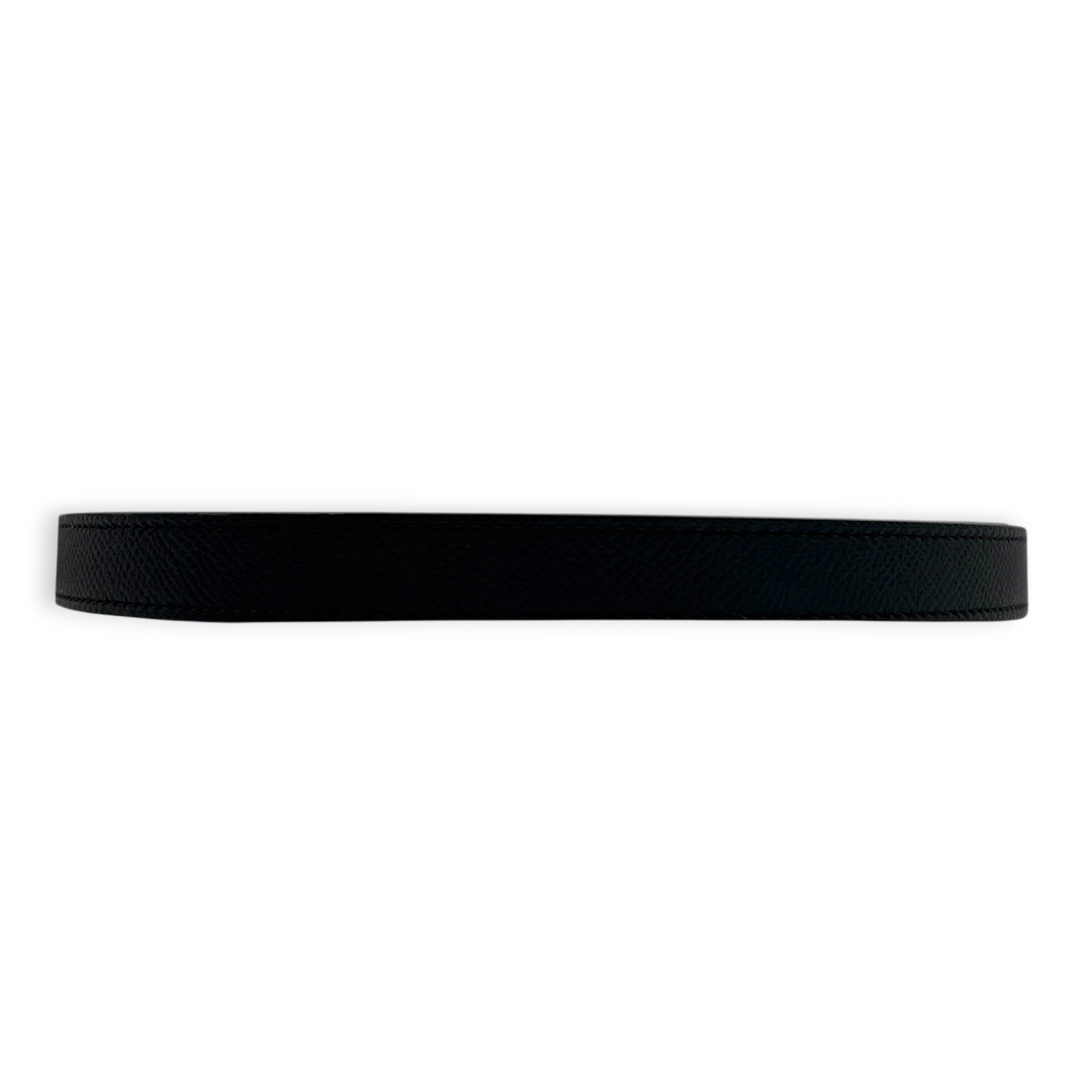 Kelly Black Belt in Epsom, Gold hardware