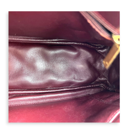 Reissue Camera Shoulder Bag Black in Calfskin, Gold hardware