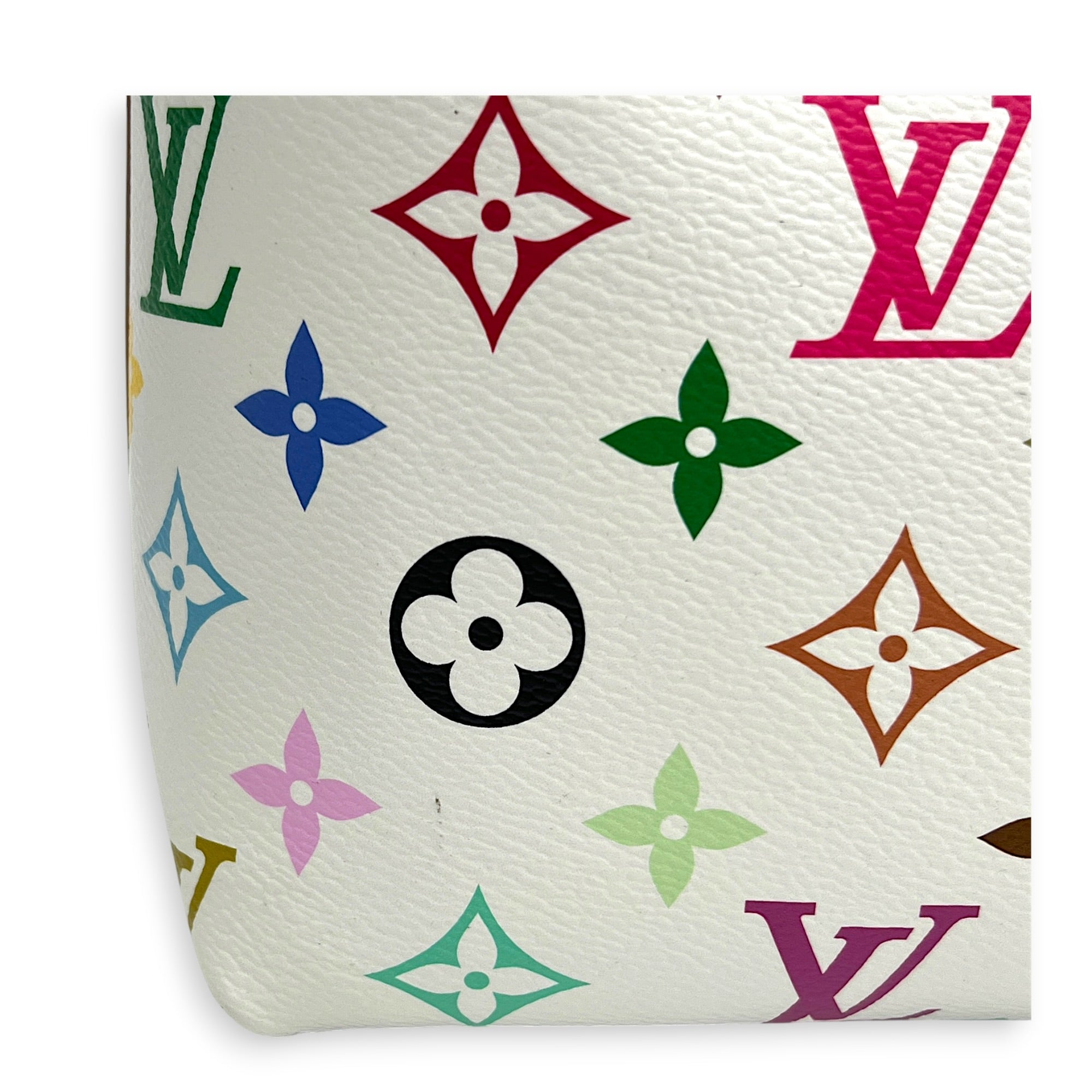 LV x TM Carryall  Shoulder Bag Multi-colour in Monogram Coated Canvas, Gold hardware