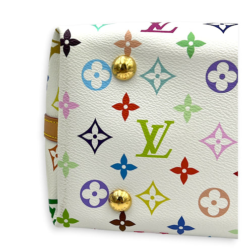 LV x TM Carryall  Shoulder Bag Multi-colour in Monogram Coated Canvas, Gold hardware