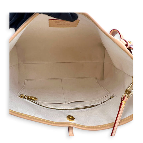 LV x TM Carryall  Shoulder Bag Multi-colour in Monogram Coated Canvas, Gold hardware