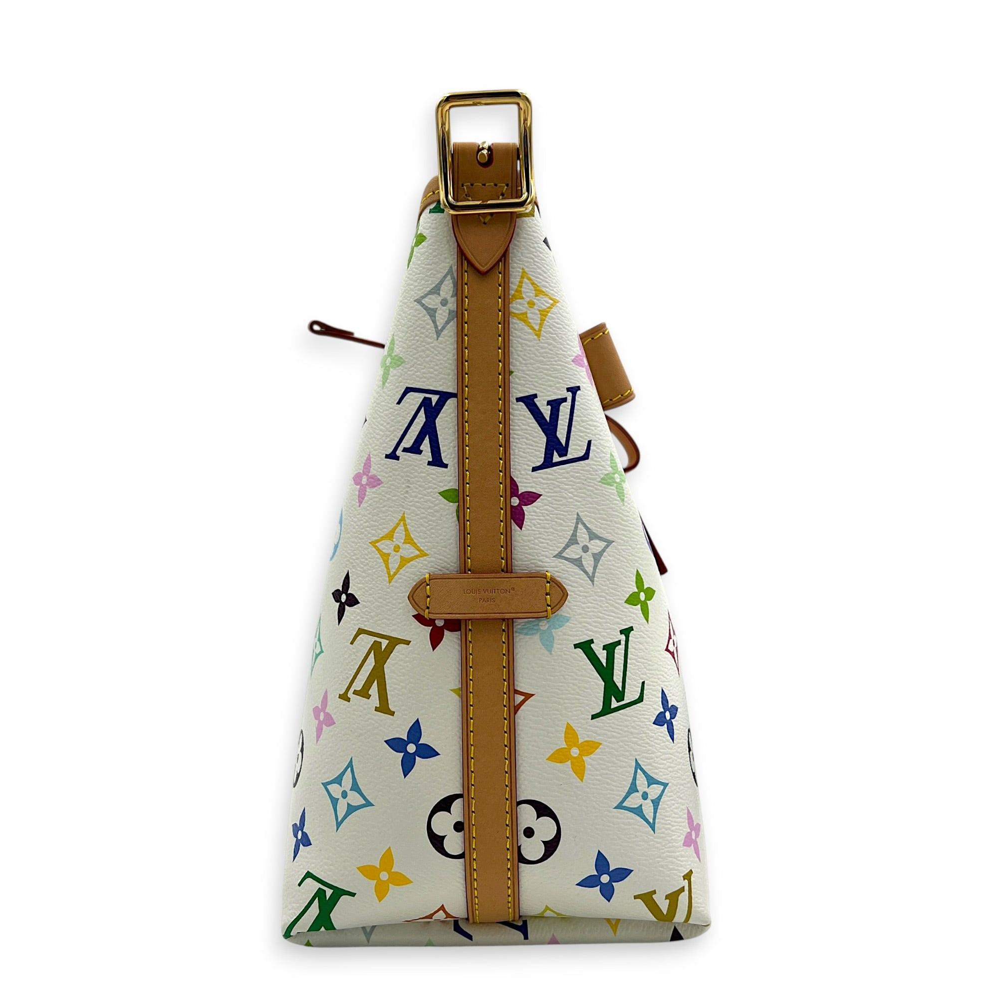 LV x TM Carryall  Shoulder Bag Multi-colour in Monogram Coated Canvas, Gold hardware