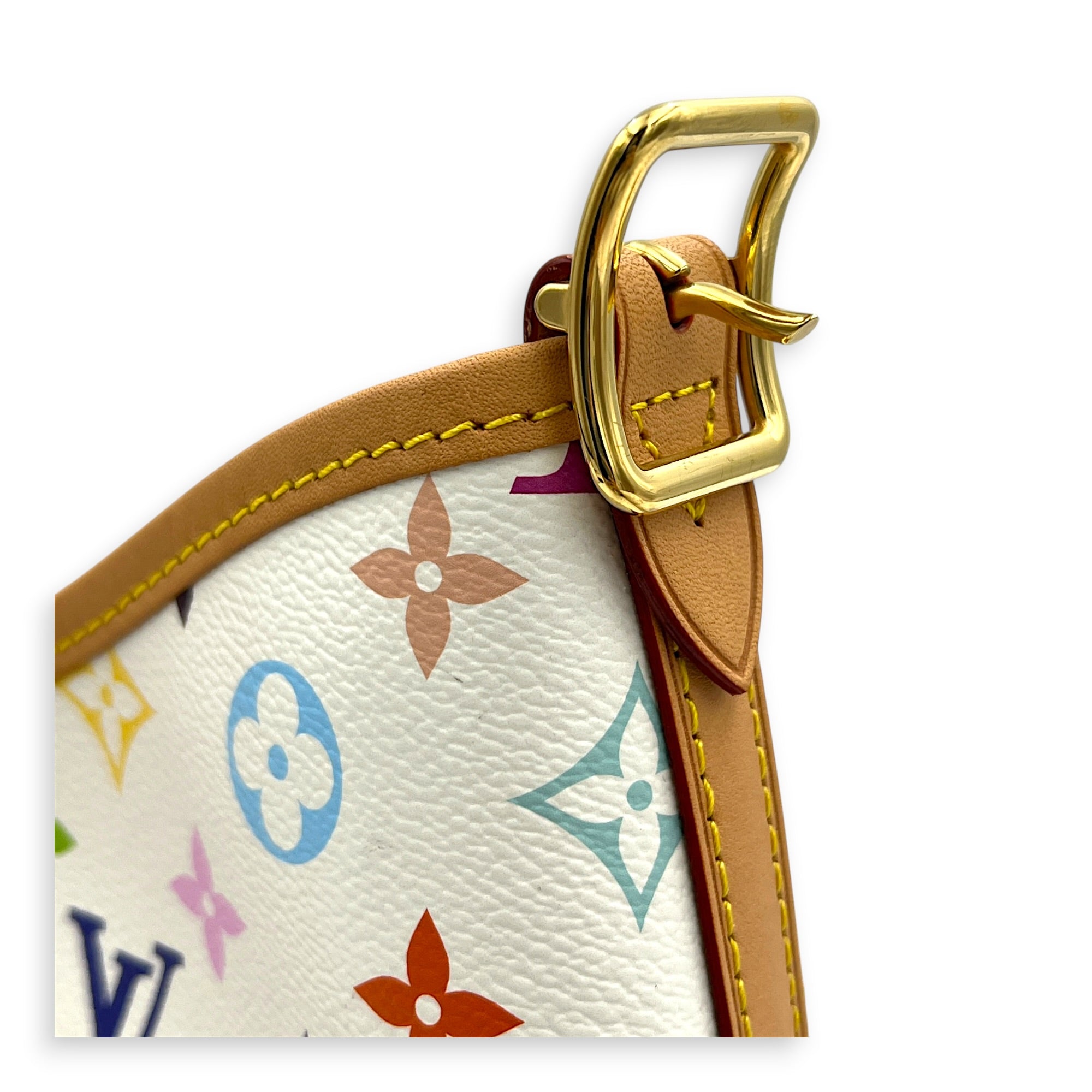 LV x TM Carryall  Shoulder Bag Multi-colour in Monogram Coated Canvas, Gold hardware