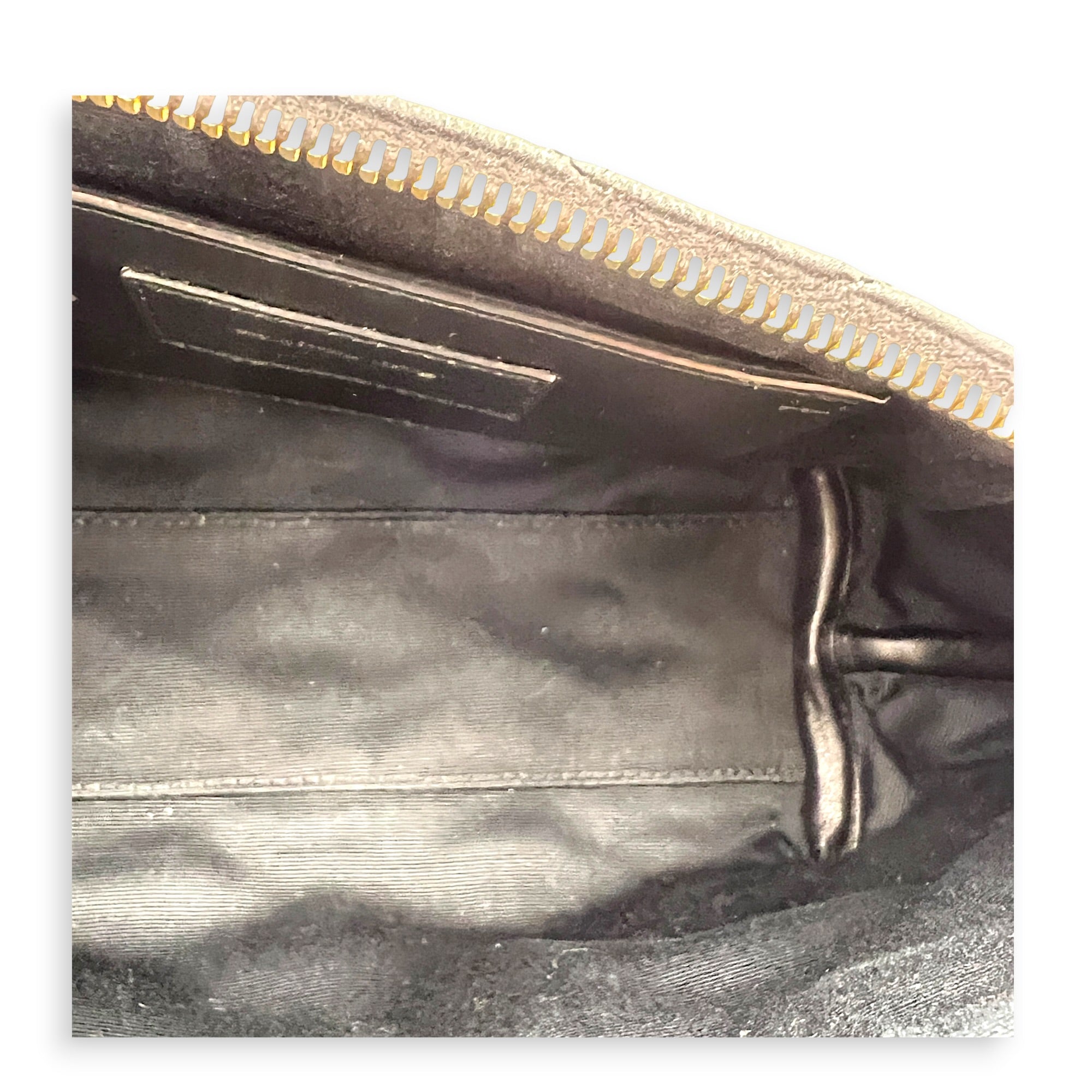 Sade Shoulder Bag Black in Lambskin, Gold hardware