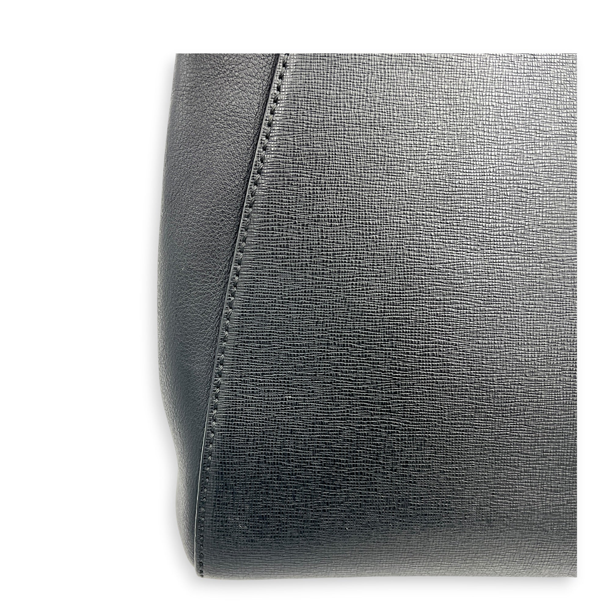 2Jours Top Handle Bag Black in Calfskin, Gold hardware