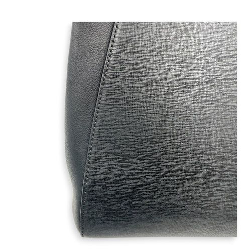 2Jours Top Handle Bag Black in Calfskin, Gold hardware