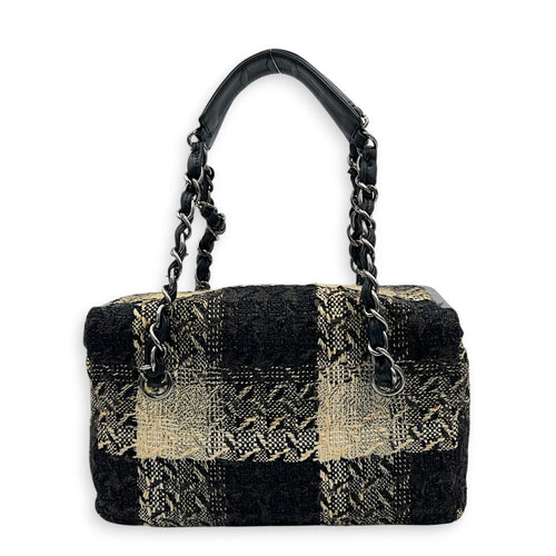 Paris-New York Vanity Bag Multi-colour in Tweed, Silver hardware