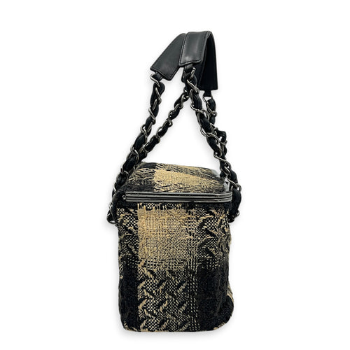 Paris-New York Vanity Bag Multi-colour in Tweed, Silver hardware