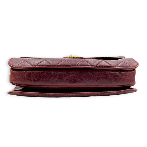 Perfect Edge Shoulder Bag Red in Calfskin, Gold hardware