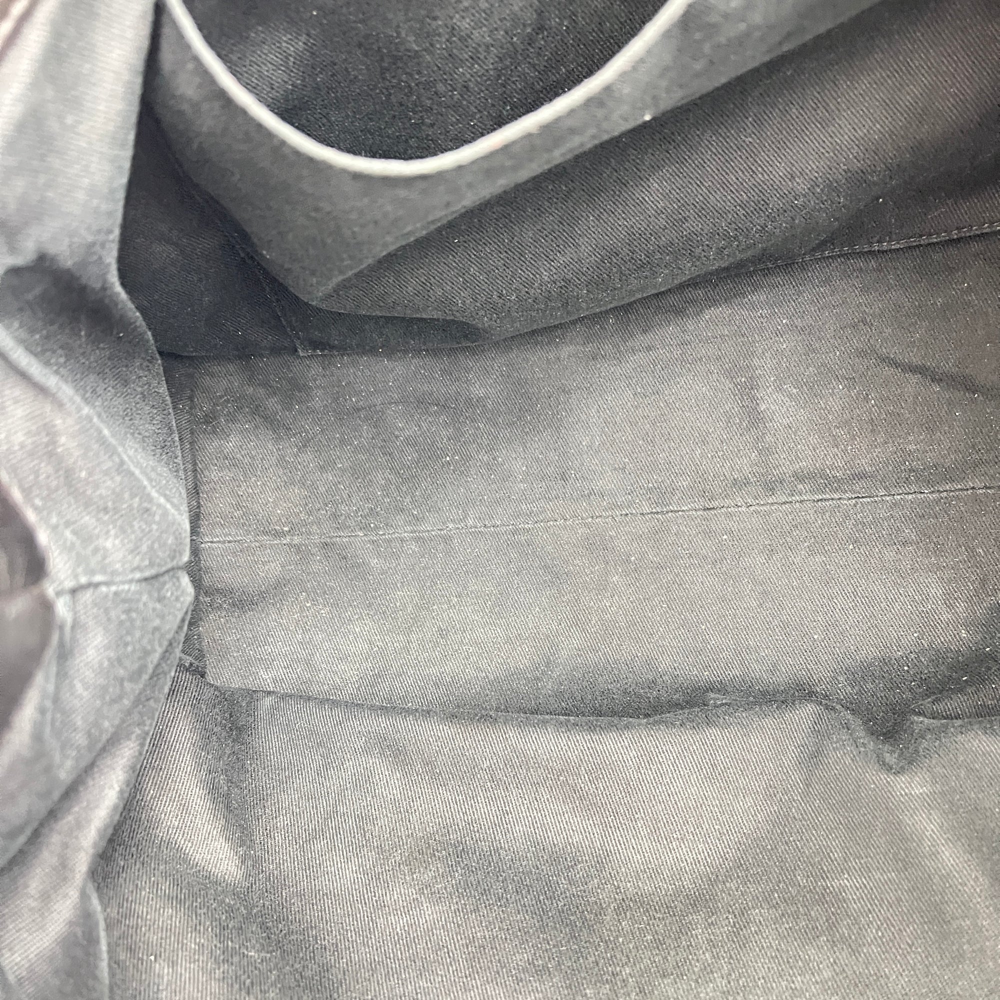 In The Business Black Tote Bag in Calfskin, Silver hardware