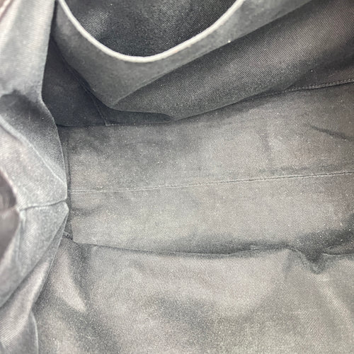 In The Business Black Tote Bag in Calfskin, Silver hardware