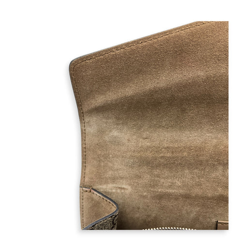 Dionysus Shoulder Bag Small Beige, Silver hardware