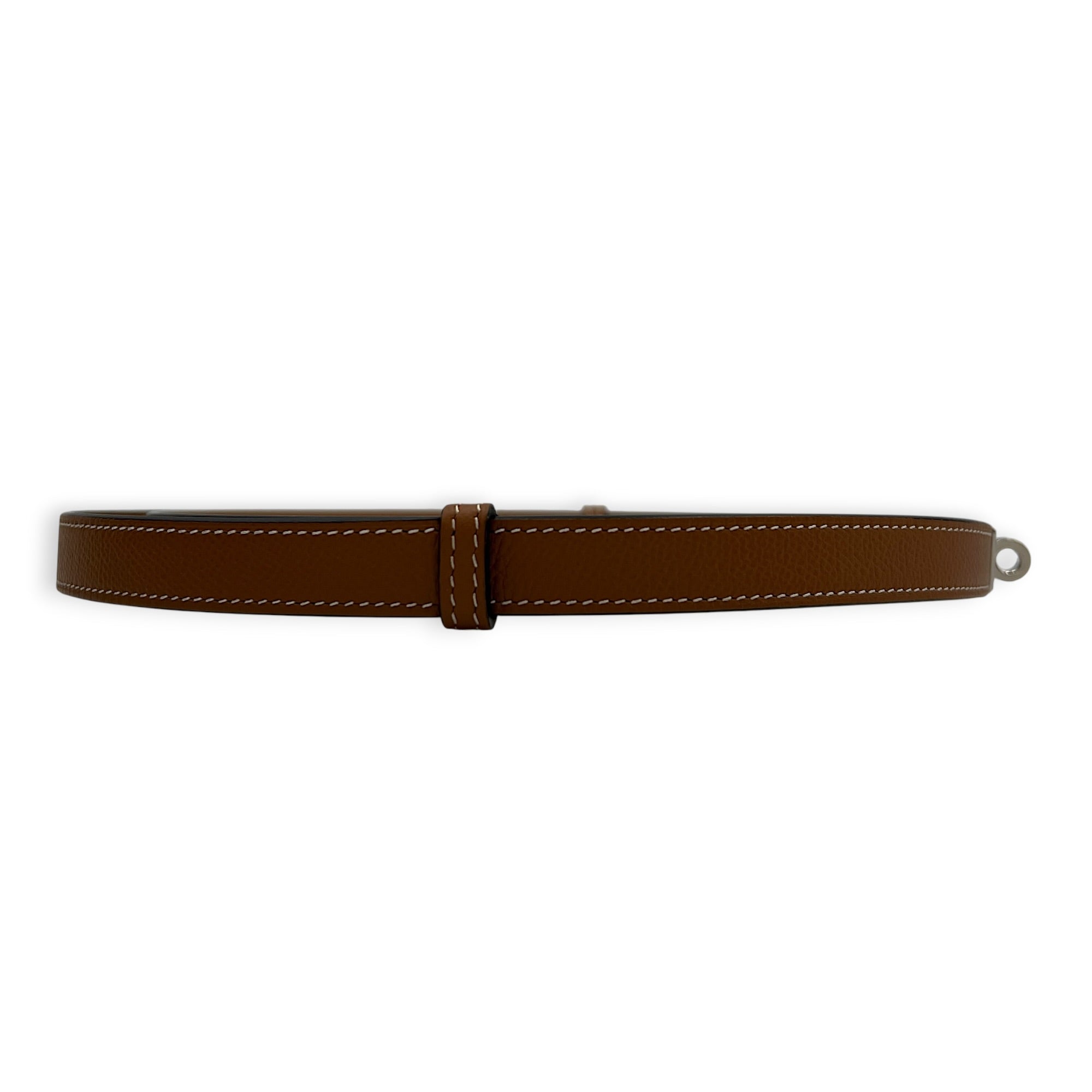 Kelly Pocket 18 Brown Belt in Epsom, Palladium hardware