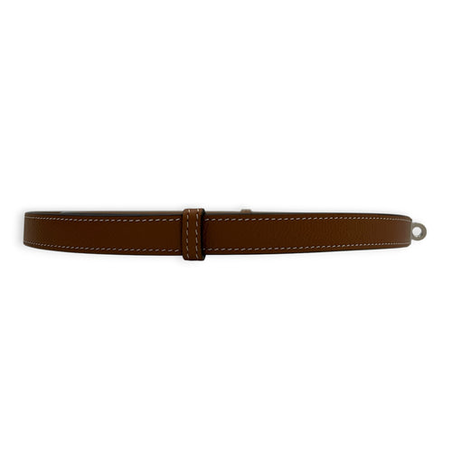 Kelly Pocket 18 Brown Belt in Epsom, Palladium hardware