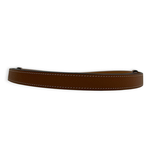 Kelly Pocket 18 Brown Belt in Epsom, Palladium hardware