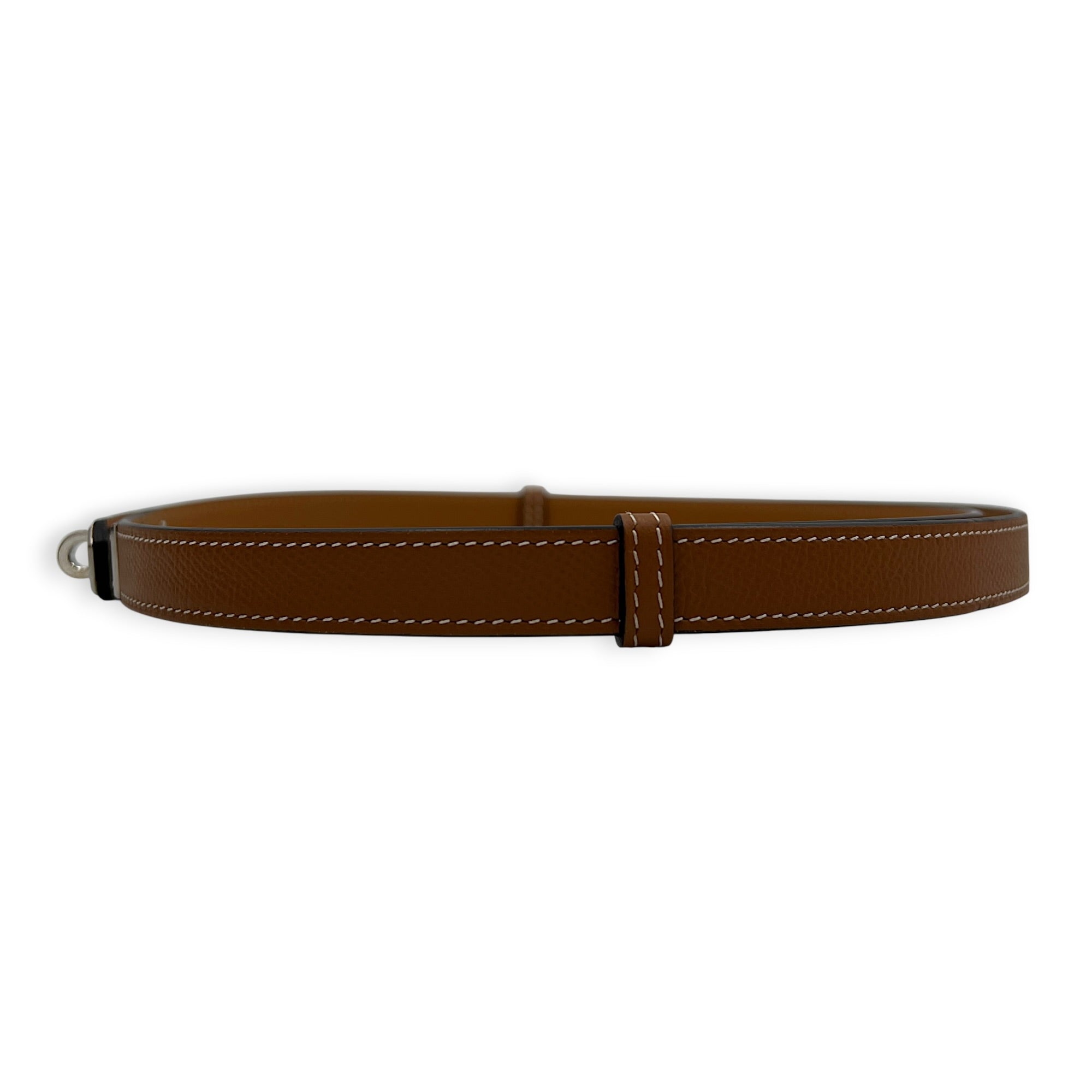 Kelly Pocket 18 Brown Belt in Epsom, Palladium hardware
